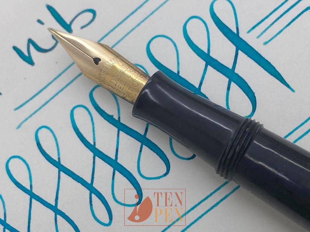 WATERMAN 52 - EARLY MODEL WITH SILVER REPLICA CLIP | Tenpen - By